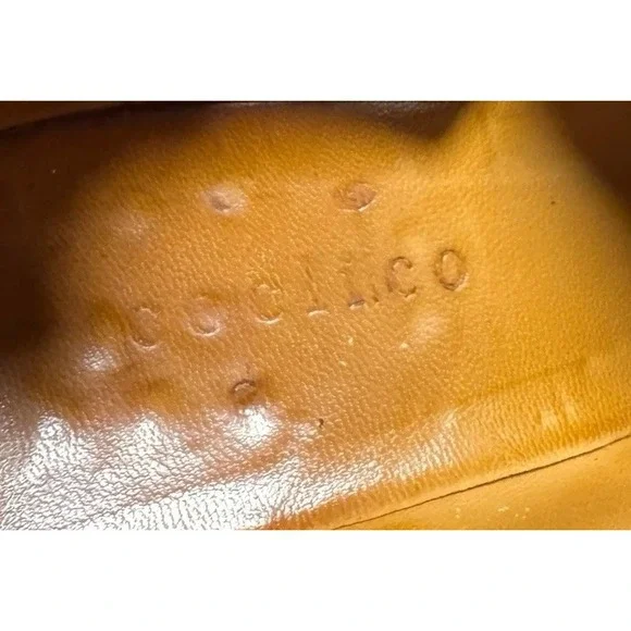 Coclico Black Leather Tall Boots Size 38 Full Zip‎ Excellent Vintage 7 or 7.5 US